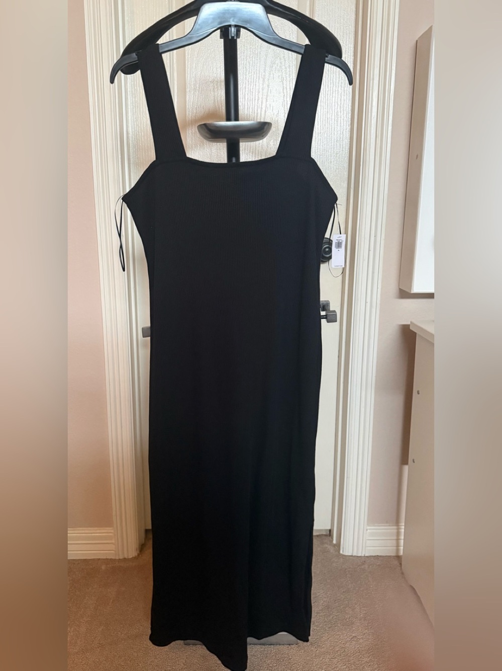 Old Navy  Fitted Sleeveless Rib-Knit Midi Dress for Women New